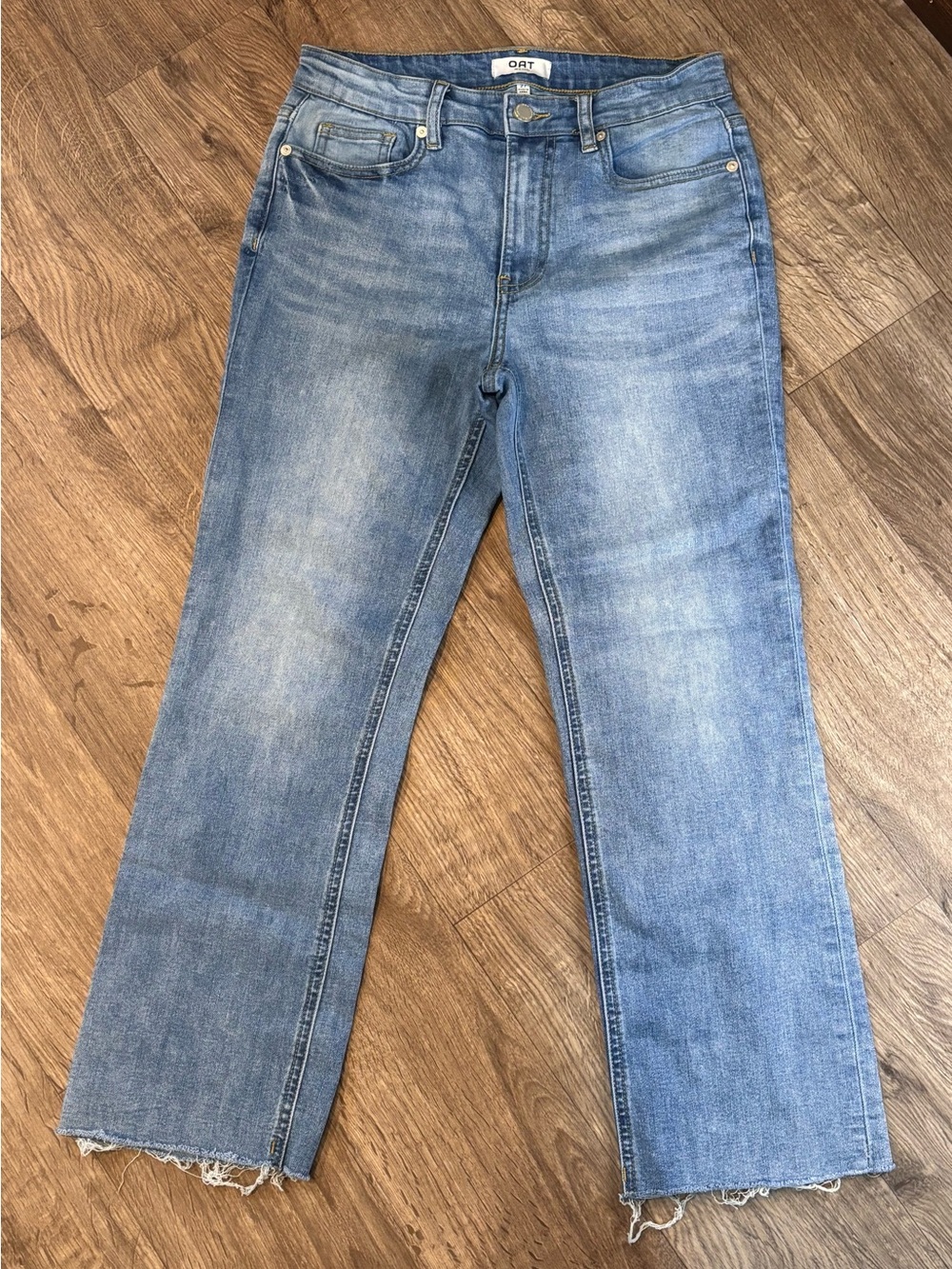 Oat New York High Waist Straight Leg Jeans